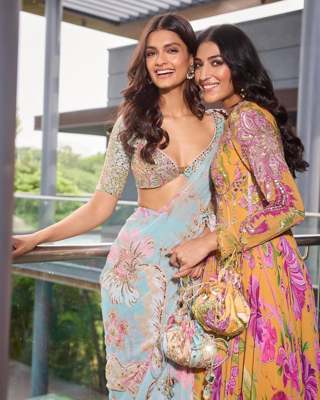 Pragya Inspired Digital Printed Party Wear Saree