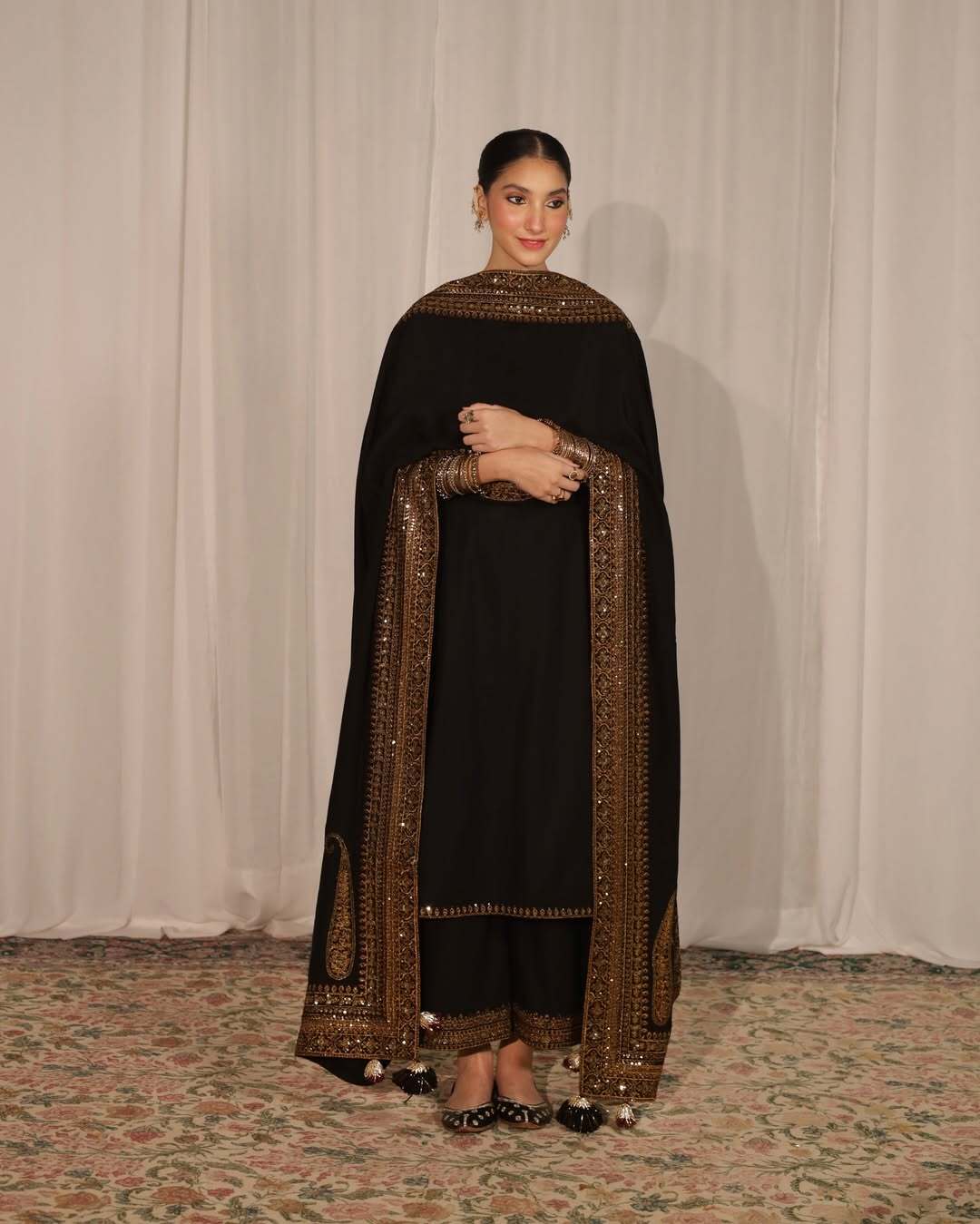 Gilded Noir Statement Kurta Set