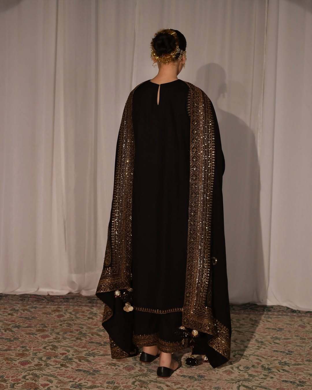 Gilded Noir Statement Kurta Set