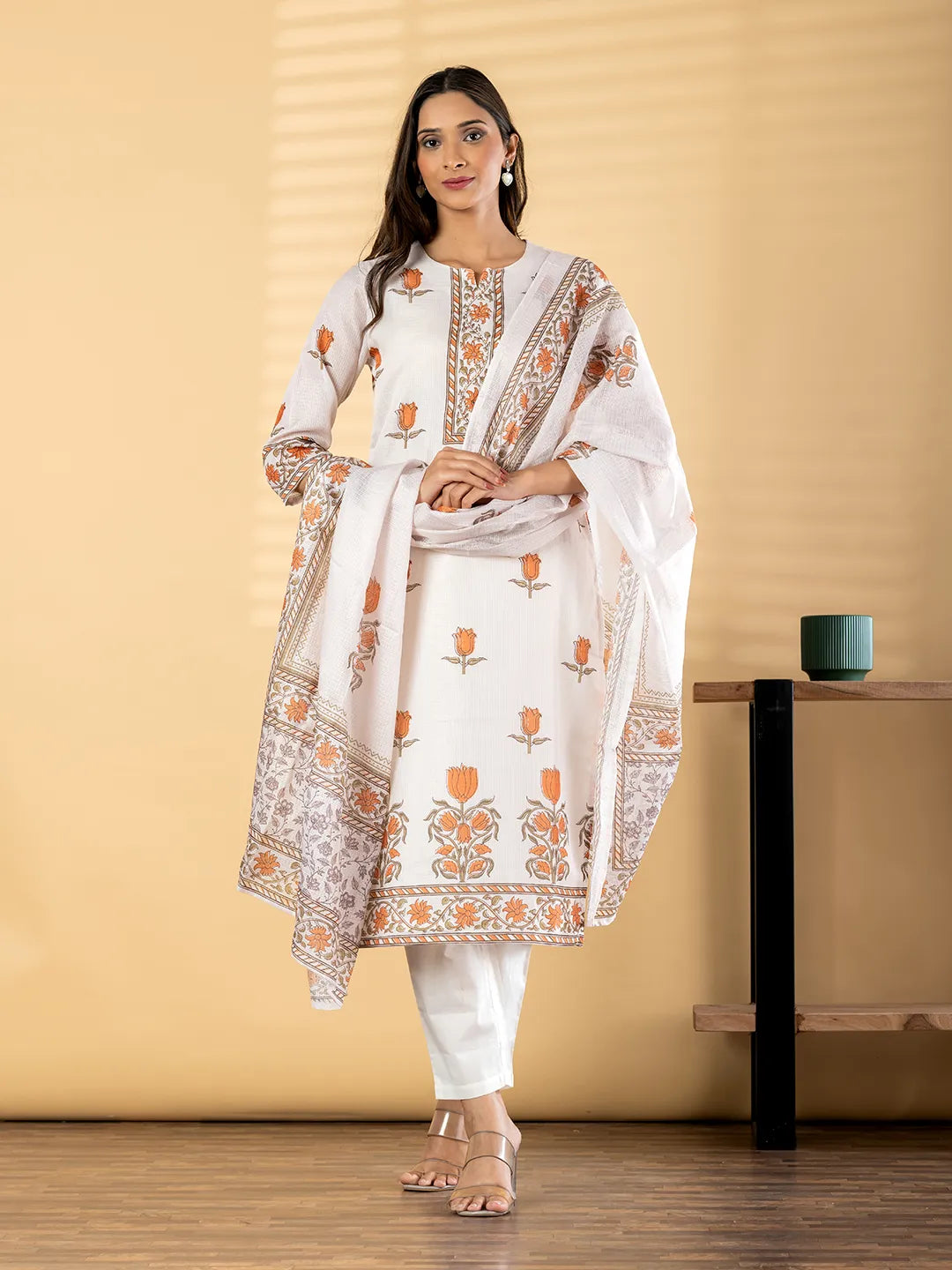 Tulip Grace Kota Doria Suit