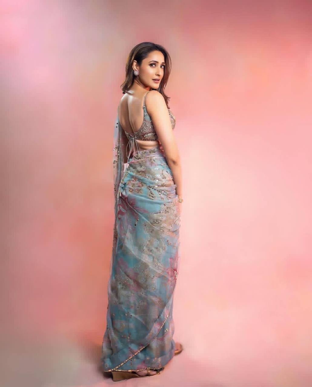 Pragya Inspired Digital Printed Party Wear Saree