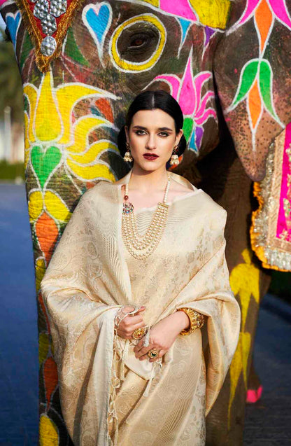 Royal Golden Woven Kanjivaram Saree